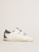 Bio-based Old School with perforated star and glitter heel tab