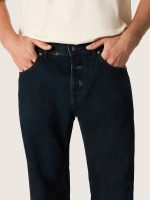 Men's slim-fit jeans in dark indigo stretch denim - Image 4
