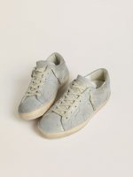 Women's Super-Star LTD in platinum suede and Swarovski crystals with platinum suede star - Image 2