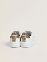 Women's Purestar with white leather star and brown crystal heel tab - Image 4