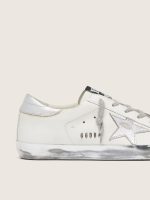 Women's Super-Star with silver sparkle foxing and metal stud lettering - Image 5