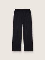 Men's joggers in black wool