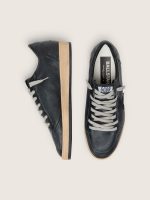 Men's Ball Star in black nappa with suede star and nappa heel tab - Image 4