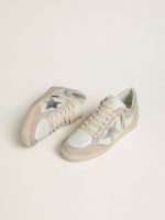 Women's Ball Star LTD in nappa leather and suede with silver leather star and Swarovski crystals - Image 2