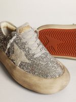 Women's Space-Star in silver glitter with ice-gray star - Image 4