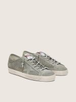 Men's Super-Star LTD in green perforated suede with matching suede star - Image 2