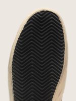 Men's Francy in beige suede with brown leather star and colored beads - Image 5