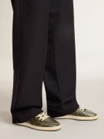Men's Ball Star in black nappa with suede star and nappa heel tab - Image 3