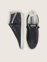 Men's Mid Star in nubuck with black leather star and silver flash - Image 4