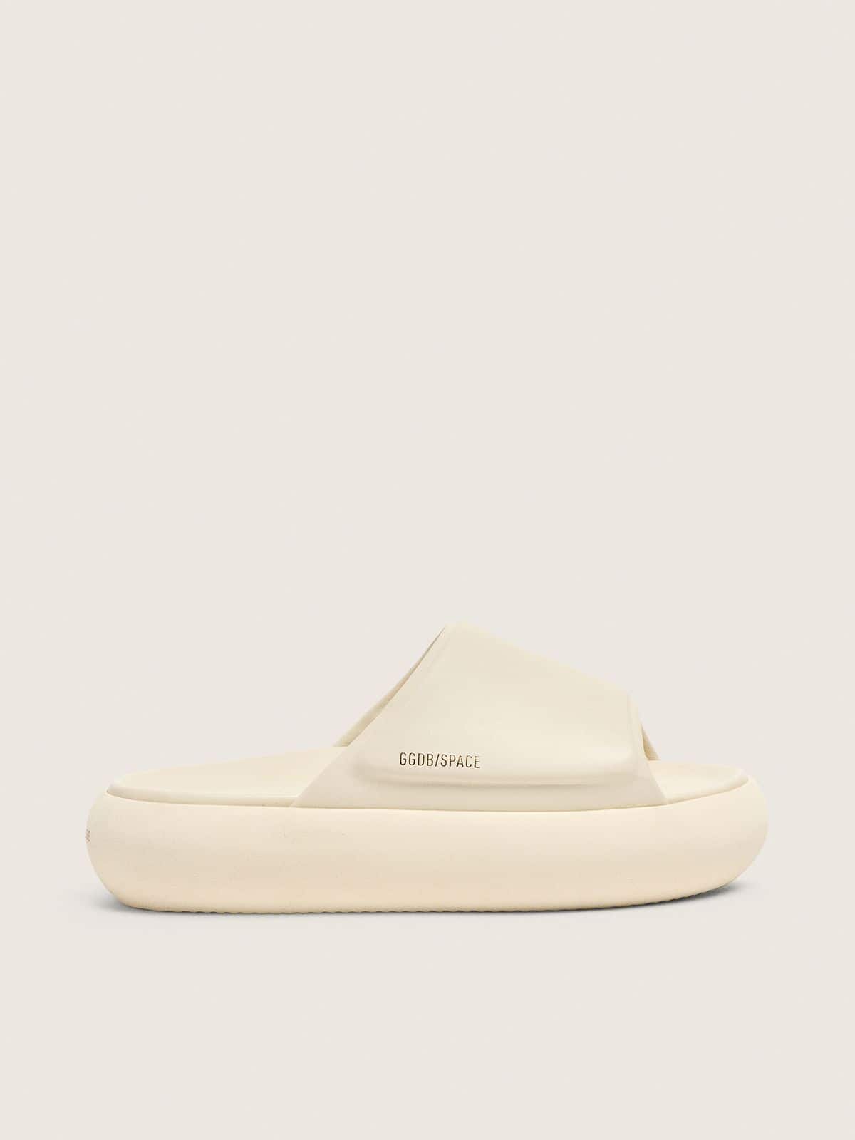 5d2f24ced4859266f4e51c238477b14f1c5f4965a5d6435dfb28fd3501038bd1 Men's Space-Star slip-ons in white leather - Image 1