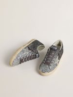 Women's Super Star with glitter upper and silver metallic leather star - Image 2