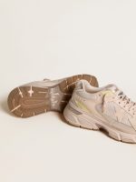 Men's Lightstar with pink leather and mesh upper and pink star - Image 3