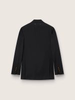 Women's black double-breasted blazer - Image 2