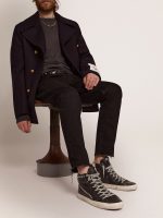 Men's Slide black with studs - Image 3