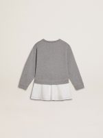 Girls' gray and white mini dress - Image 6