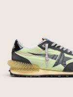 Women's Marathon with green nylon upper and black star - Image 4