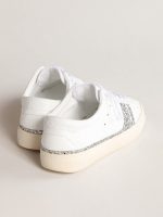 Yatay Model 1B sustainable sneakers with white bio-based upper and silver recycled glitter Y - Image 4