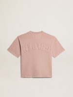 Powder-pink T-shirt with reverse logo on the back - Jersey Capsule - Image 5