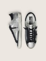 Men's Super-Star in silver leather - Image 4