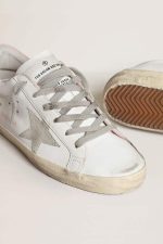 Women's Super-Star with gray suede star and pink leather heel tab - Image 3