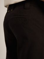 Men's black cotton chinos - Image 5