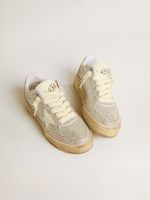Forty2 in white leather and Swarovski crystals with white TPU star - Image 2
