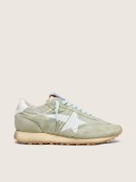 Women's Marathon in sage-green nylon with white star