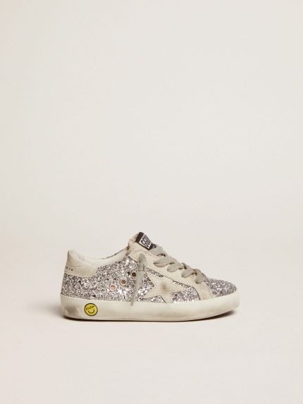 Super-Star Young with silver glitter