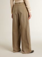 Women's khaki cotton pants - Image 4