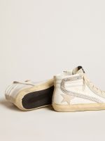 Slide with nude leather star and suede and Swarovski crystal flash - Image 3