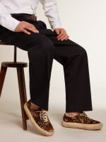 Men's Space-Star in animal print pony skin and shearling lining - Image 3