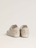 Women's Super-Star LTD in suede with Swarovski crystals and ice-gray leather star - Image 4