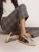Women's Super-Star in leopard print leather - Image 3