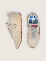 Men's Marathon with beige nylon upper and gray star - Image 3