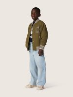 Golden boys' jeans in light blue denim with an embroidered logo - Image 3