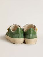 Men's Soul Star in green suede with green leather heel tab - Image 5
