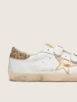 Women's Old School with gold star in laminated leather - Image 5
