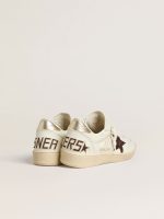 Ball Star with burgundy croc-print leather star and gold heel tab - Image 5