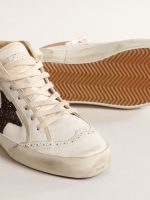 Mid Star in nappa with glitter star and nude leather flash - Image 3