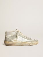 Men's Mid Star with ice-gray suede inserts and white star