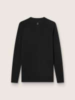Men's black long-sleeve sports top - Image 2