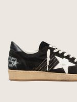 Men's Ball Star in black suede with white leather star - Image 5