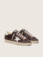 Women's Super-Star in brown suede with white star - Image 2