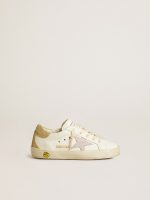 Super-Star Junior with lilac leather star and glitter heel tab