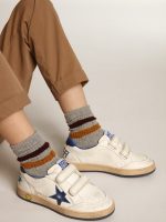 Ball Star Young with blue metallic leather star and heel tab - Image 3