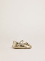 Sofi Baby ballet flats in gold leather