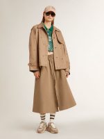 Women's beige circle skirt - Image 3