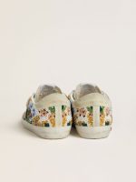 Women's Super-Star with multicolored beads and beige suede star - Image 4