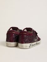 Women's Super-Star LTD in cherry glitter with cherry suede star - Image 4