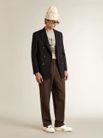 Men's Forty2 with black star and silver foiled leather heel tab - Image 6